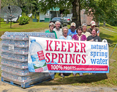 Delivering water to affected residents in Kentucky
