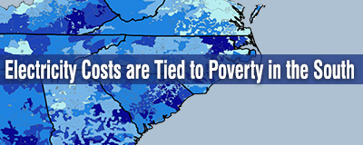 Electricity costs tied to poverty in the South