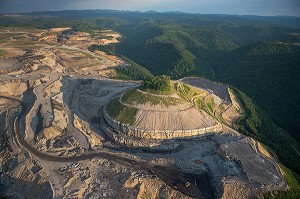 Alpha Natural Resources Twilight surface mine complex in Boone County, West Virginia - Photo by Ami Vitale