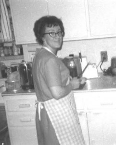 Ray is preparing a meal in this 1968 photograph. Many recipes were passed down by her Cherokee grandmother in southeastern Kentucky. Photos courtesy of Tammy Stachowicz