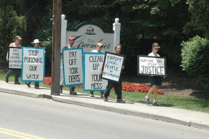Southern Appalachian Mountain Stewards formed the Justice to Justice campaign this year to raise awareness about the dismal regulatory records and outstanding debts of Justice-owned coal companies. Photo from justicetojustice.org