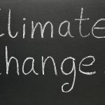 climate change on blackboard