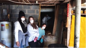 Appalachian State students serve at a local Watauga County resident’s home during the sixteenth annual MLK Day Challenge.