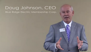 Blue Ridge Electric Membership Corporation's CEO Doug Johnson.
