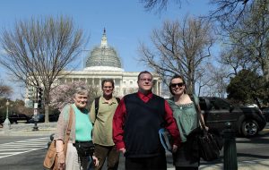 Representatives of The Alliance For Appalachia during a March trip to Washington, D.C.