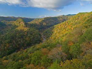 The Russell Fork River is the main attraction of Breaks Interstate Park, which straddles Virginia and Kentucky.
