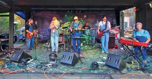 Musicians jam during HemlockFest. Photo by Dave Elmore. 
