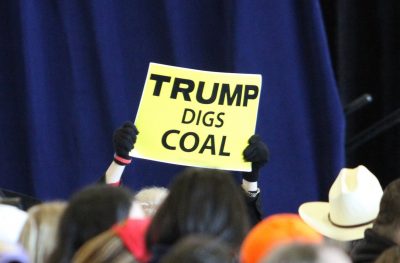Now that he's in office, President Trump's promises to coal are colliding with the reality of the market forces shaping the industry's future. Photo via Flickr, licensed under Creative Commons.