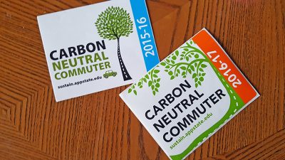 carbon neutral commuter sticker