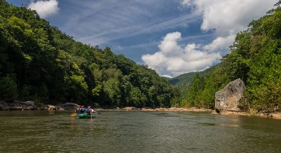 rafting the Cheat River 