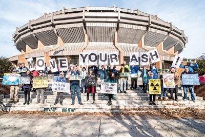 rally for coal ash cleanup 