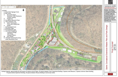 map showing planned community developments