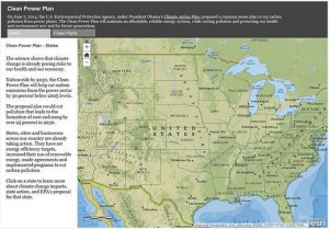 The EPA's interactive "Where You Live" tool summarizes climate change impacts and state actions to limit greenhouse gas emissions.