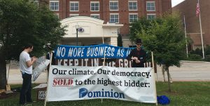 Photo courtesy of Chesapeake Climate Action Network
