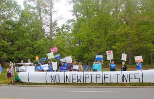 The proposed Mountain Valley Pipeline and Atlantic Coast Pipeline has drawn sustained criticism from landowners, localities, lawmakers and conservation groups since first being announced in 2014. Photo courtesy CCAN