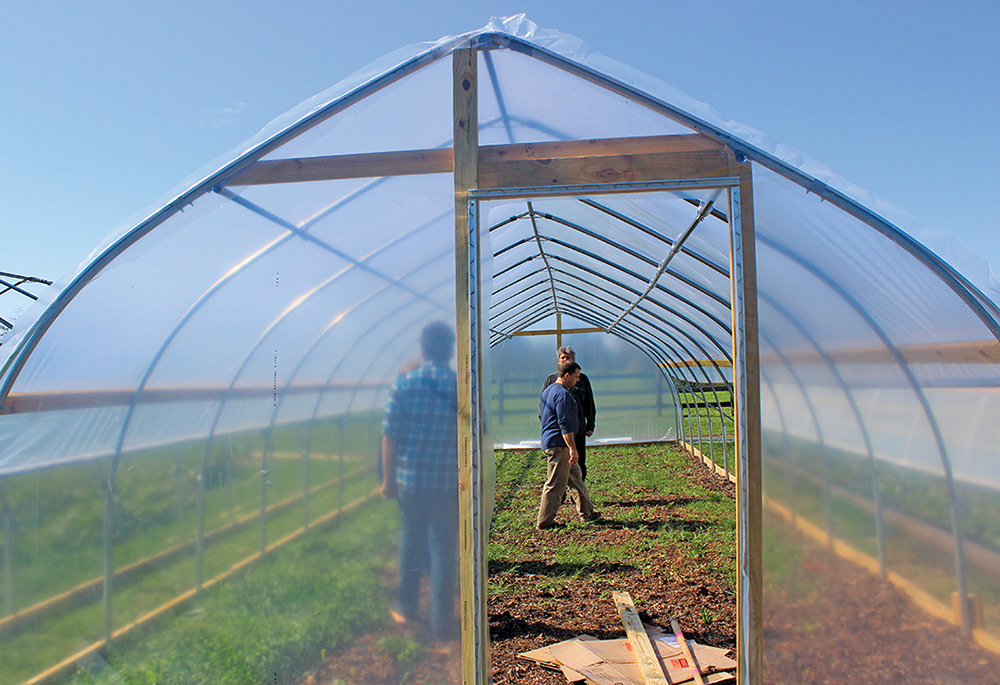 Hoop House Low Tunnel Greenhouse for Season Extension and Winter Gardening 