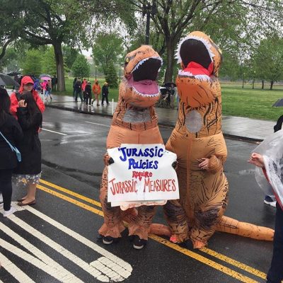 Two scientists - who shall apparently remain anonymous - share their feelings at the March for Science in D.C.