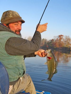 Larry Keel fishing