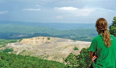 mountaintop removal coal mine