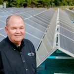 General manager w solar panels