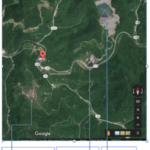 Google map showing relationship of mines to USP Letcher site