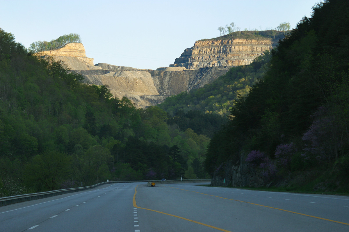 mountaintop removal coal mine