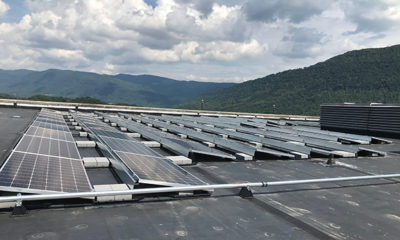 solar panels on roof 