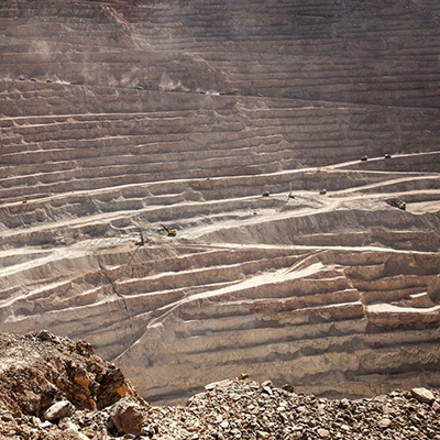 metal mining pit