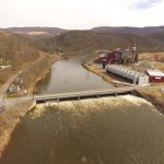 The Albright Dam is the last dam in West Virginia on the Cheat River, and environmental groups say it has long been an impediment to fish migration. Photo by Joey Kimmet/Friends of the Cheat.