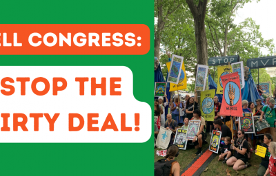 tell congress: stop the dirty deal!