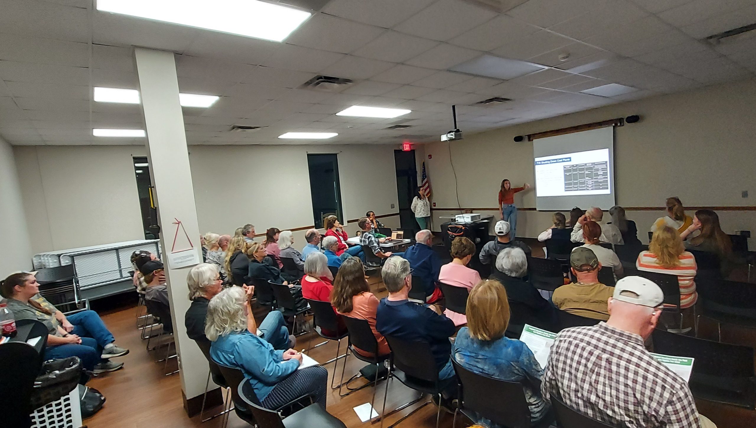 Residents gather for a town hall meeting hosted by Preserve Cheatham County