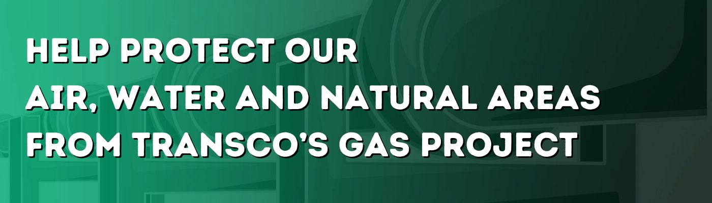 protect our environment from transco's gas project