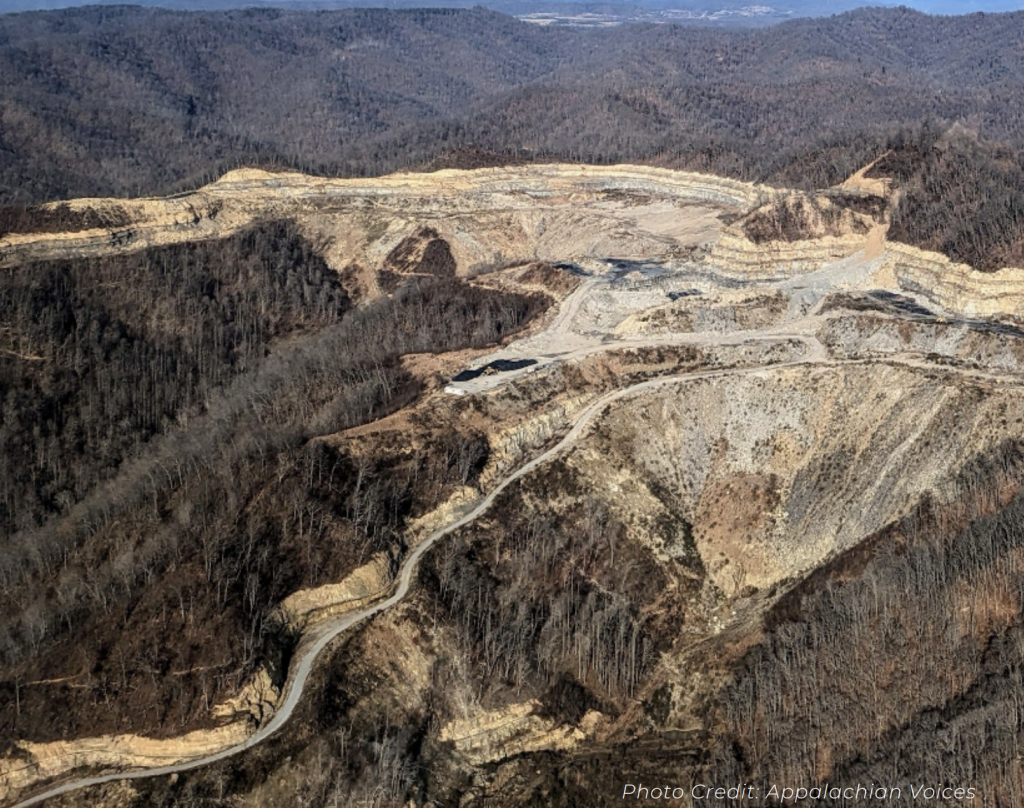 Photo taken December 2023 of a mine in Pike County that has not produced coal since 2019.