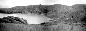 Lake Nyos.  Photo by USGS