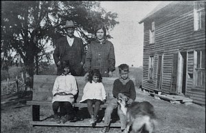 William Isom found this undated photograph of his great-great-aunt and uncle, Lillian Isom and Henry Cloud, while searching for information about his family’s heritage in northeastern Tennessee. Photo courtesy of William Isom