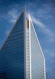 A recent decision by the N.C. Utilities Commission allows Duke Energy and other public utilities to boost profits by charging customers under a corporate tax rate that the state legislature cut last year. Photo: The Duke Energy Center in Charlotte, N.C.