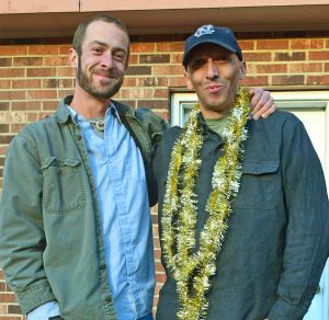 Zachary Dixon, left, pictured with Appalachian Voices Energy Policy Director Rory McIlmoil.