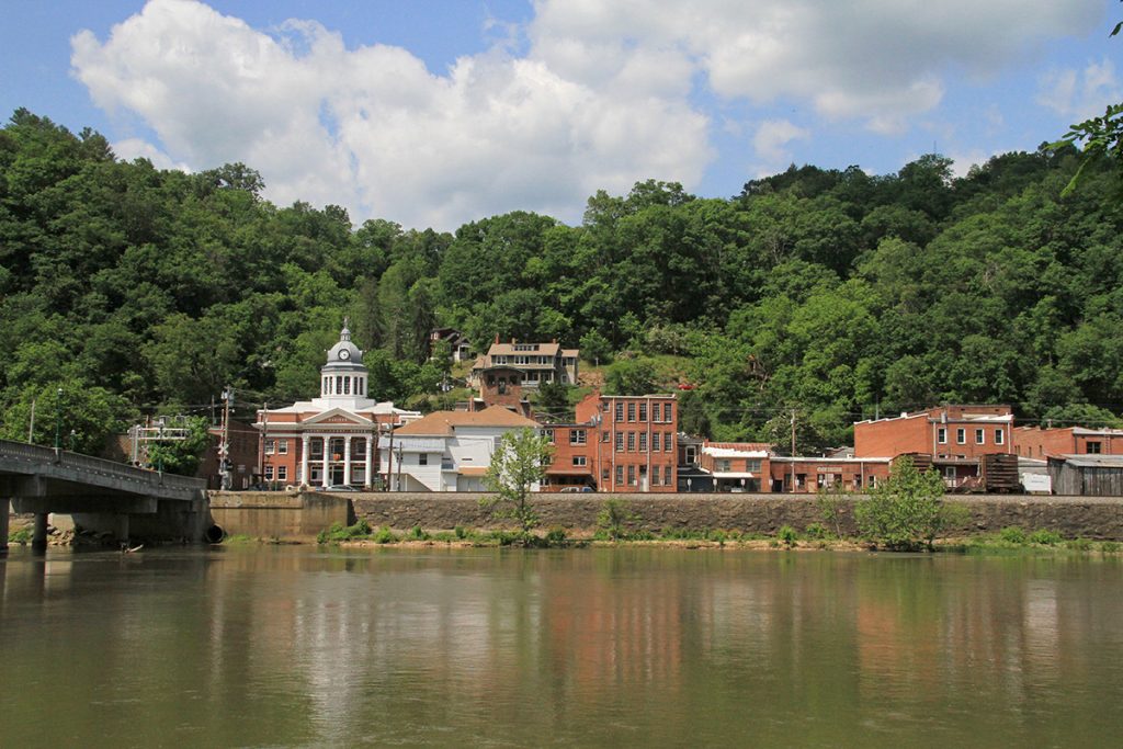 Marshall, N.C. on the French Broad River. Photo by Jamie Goodman