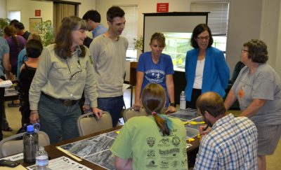 Citizens meet to discuss options and opportunities for the Norton Riverwalk proposal in Southwest Virginia. 