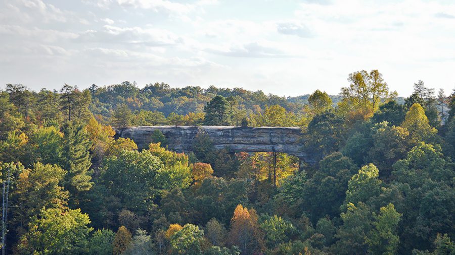 Traversing the Rock Formations at Kentucky’s Natural Bridge