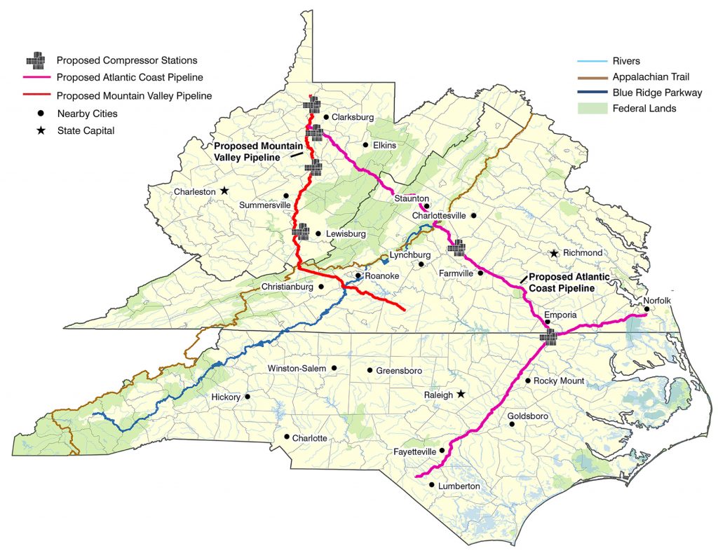 map of pipeline routes