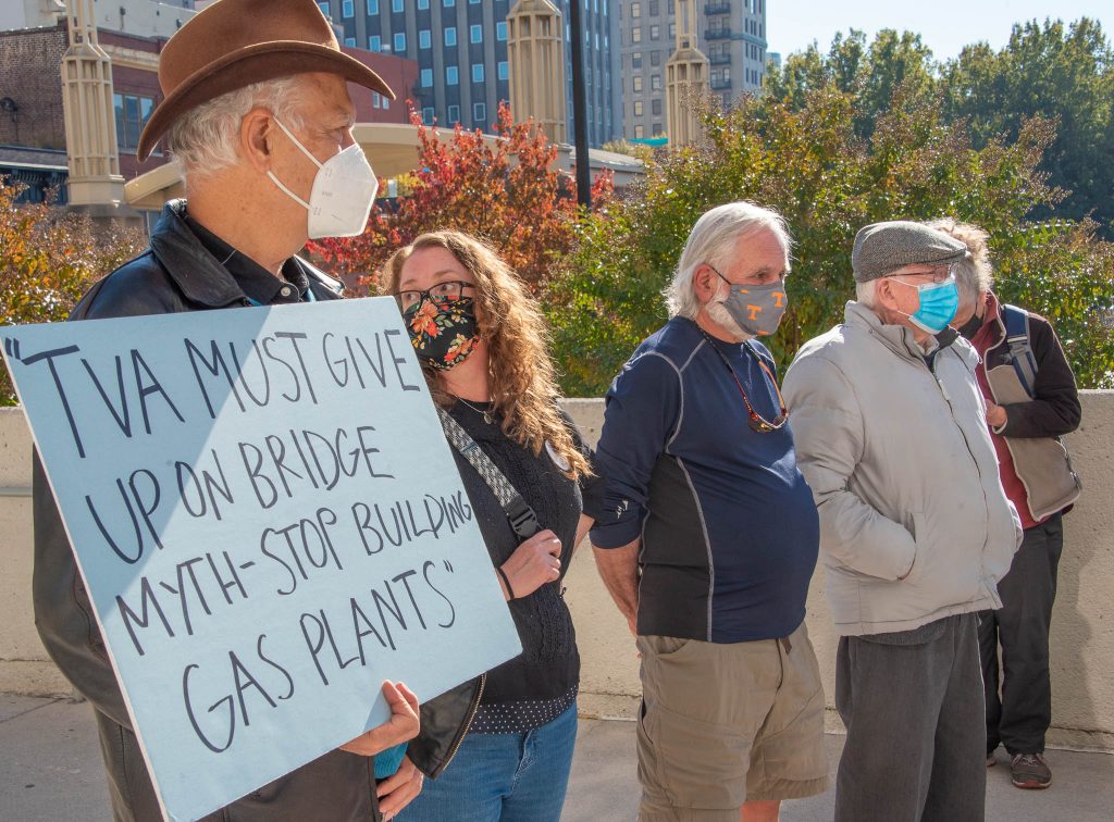 Rally outside TVA plant