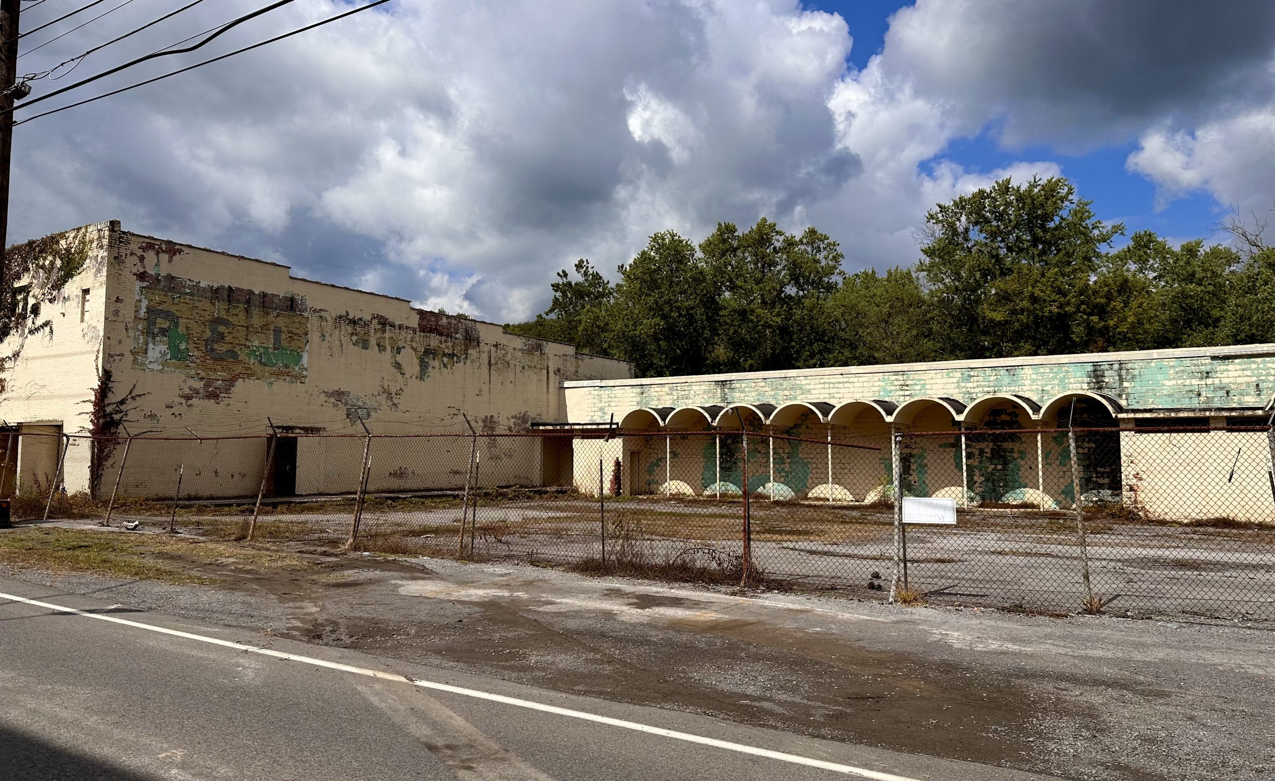 Abandoned bowling alley in Tazewell, Virginia