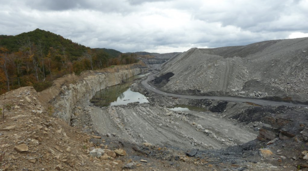 This image of the Hobet Mine in West Virginia was taken during a Ten Day Notice Rule inspection spurred by local residents' concerns about contaminated water. Federal regulators determined the mine was responsible for the family's water problems and the state agency ensured that the coal company provided the family with replacement water.