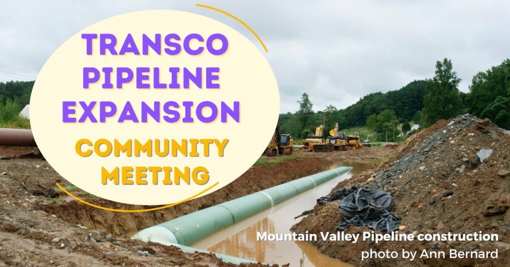 Transco Pipeline Expansion community meeting