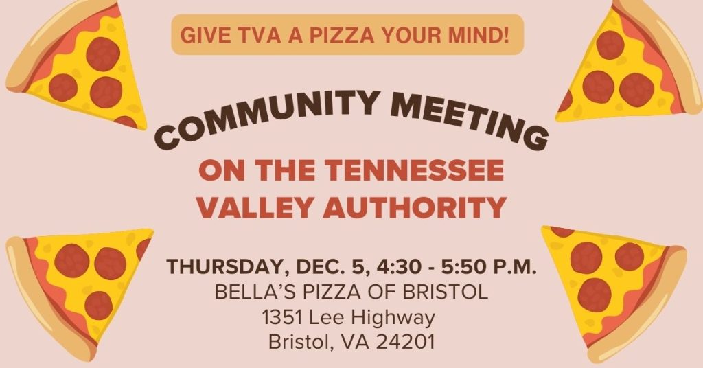 Community meeting on the Tennesee Valley Authority