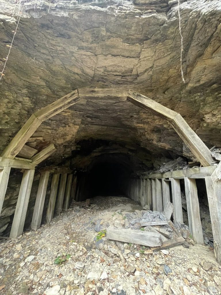 A tunnel entrance