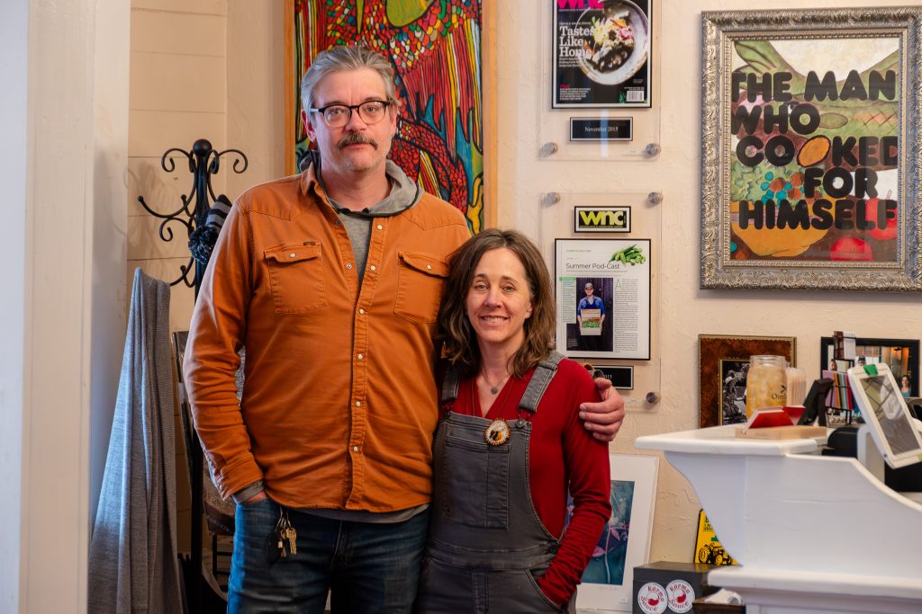 Over Yonder owners Andy and Megan Long operated the restaurant in Valle Crucis, N.C., since 2014. The pair moved to the area in the early 2000s. Photo by James M. Davidson ©2024.