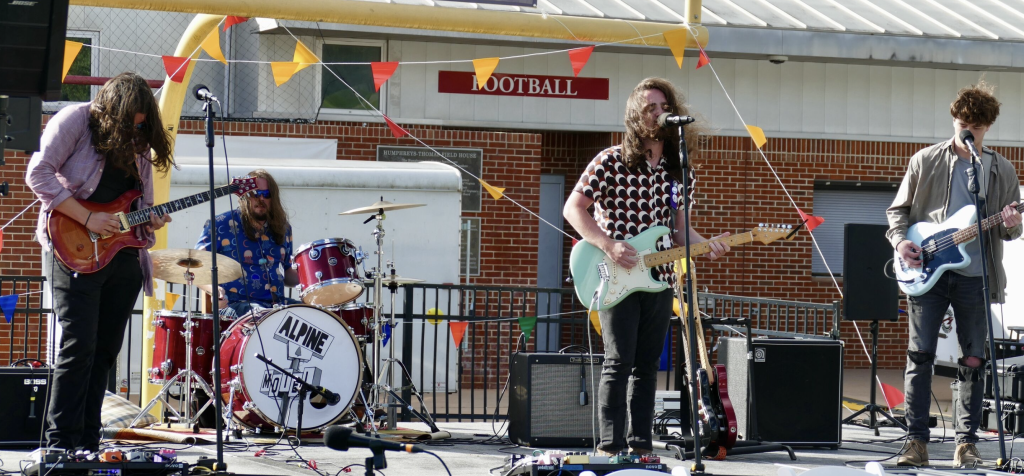 Indie rockers Alpine Motel perform at Solar Summit.