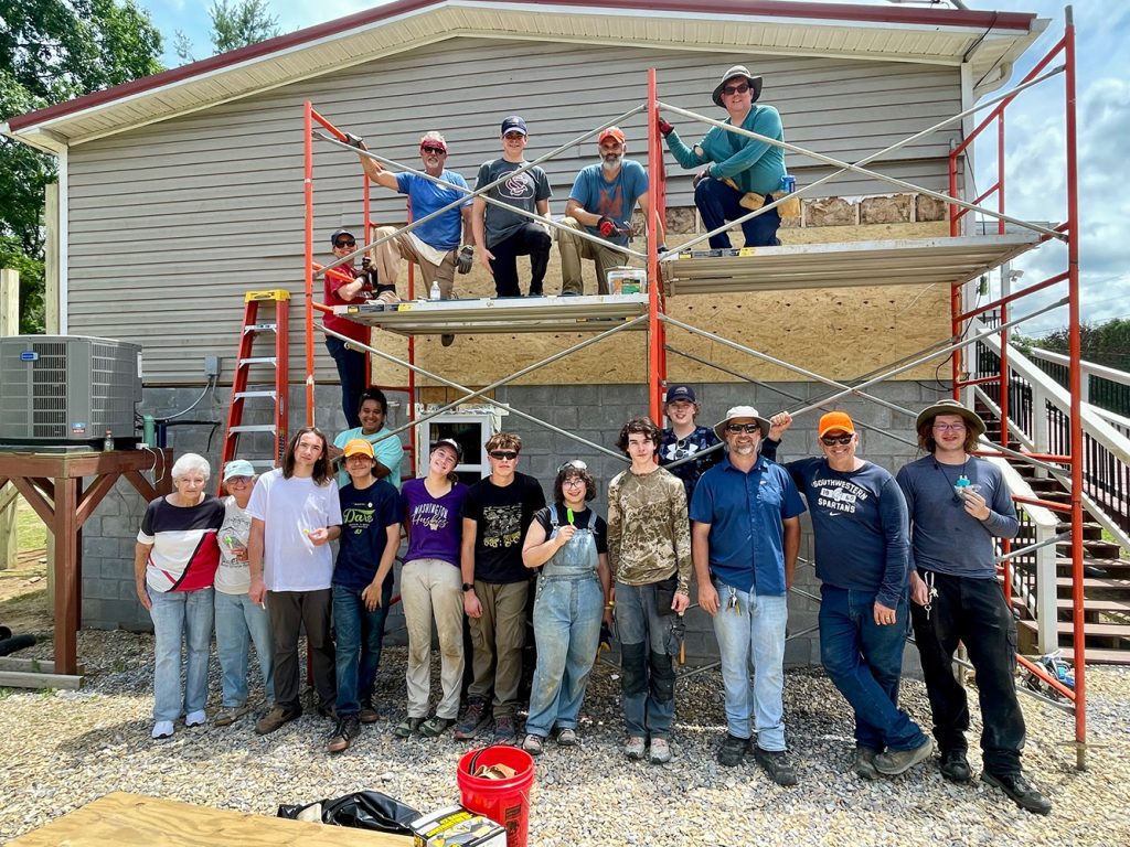 First United Methodist in Cocke County, Tenn., partnered with Appalachia Service Project to support long-term recovery work, including hosting summer camps to support construction projects. Photo by First United Methodist